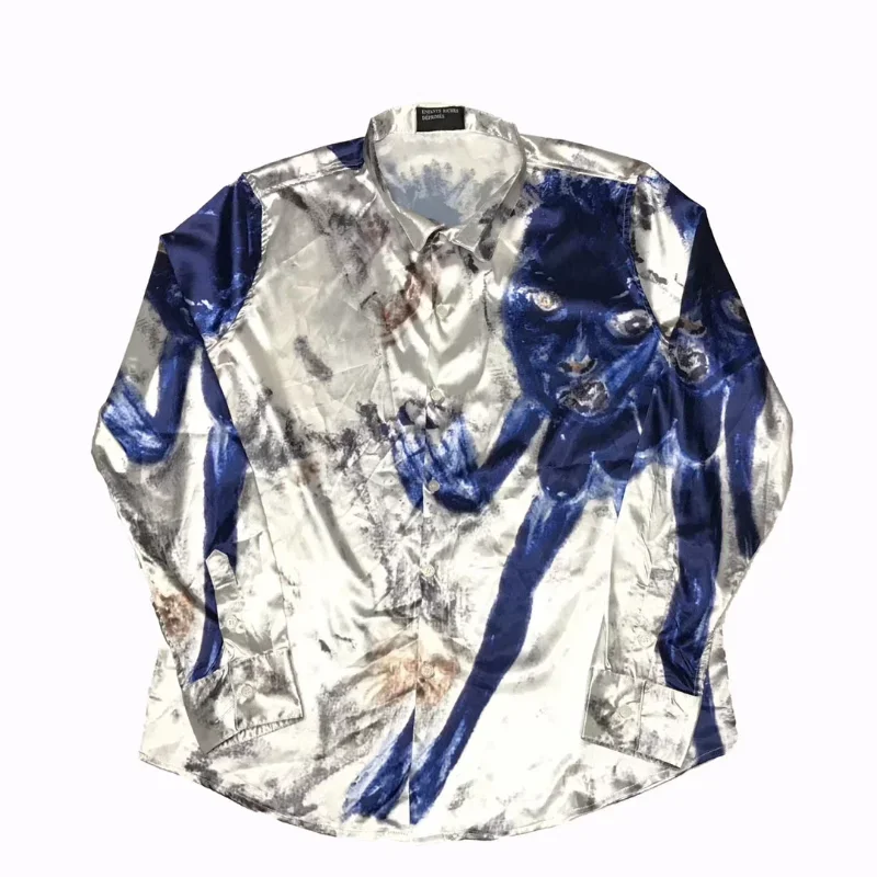 ERD Shirts for Men Men Clothing Summer Clothes for Men Blouses for Women Fashion 2023 Vintage Silk Color Blocking Design
ERD Shirts for Men Men Clothing Summer Clothes for Men Blouses for Women Fashion 2023 Vintage Silk Color Blocking Design
