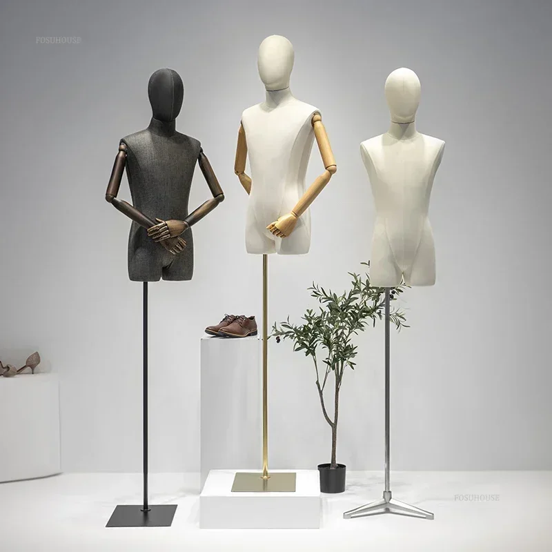 High-end Korean Mannequin for Men's Clothing Store Half Body Beech Wood Arm Mannequins Plastic Mannequin for Clothing Shooting S
High-end Korean Mannequin for Men's Clothing Store Half Body Beech Wood Arm Mannequins Plastic Mannequin for Clothing Shooting S