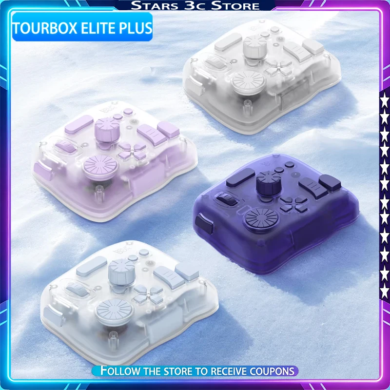 TourBox Elite Plus Bluetooth Custom Keypad Extreme Realm Series Non-slip Mat Office Keyboard for IPad Painting Procreate