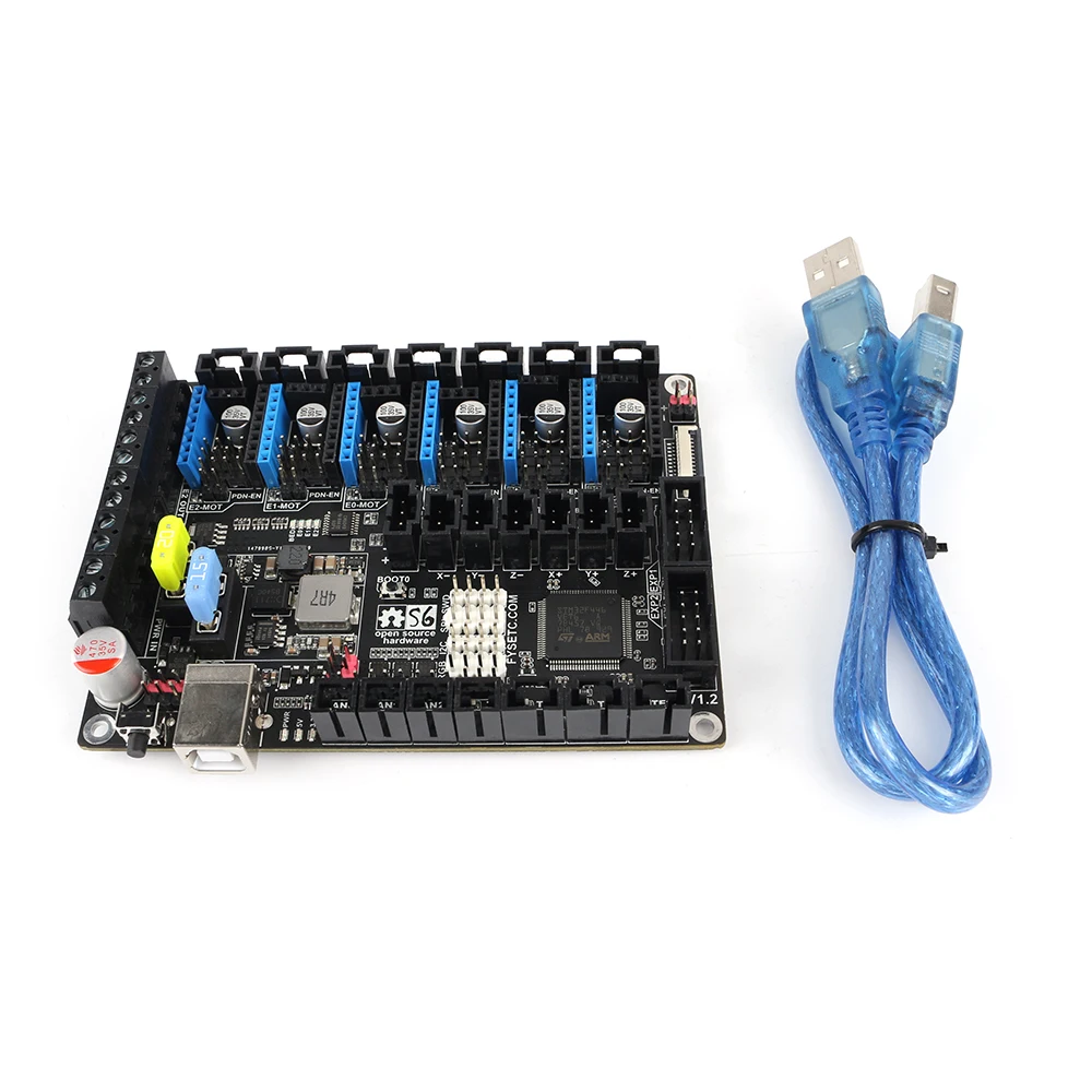 S6 V1.2 Board 32 Bit Control Board Support 6X TMC Drivers For Uart/SPI Flying Wire MX Connector VS F6 V1.3 SKR V1.3 Mainboard
S6 V1.2 Board 32 Bit Control Board Support 6X TMC Drivers For Uart/SPI Flying Wire MX Connector VS F6 V1.3 SKR V1.3 Mainboard