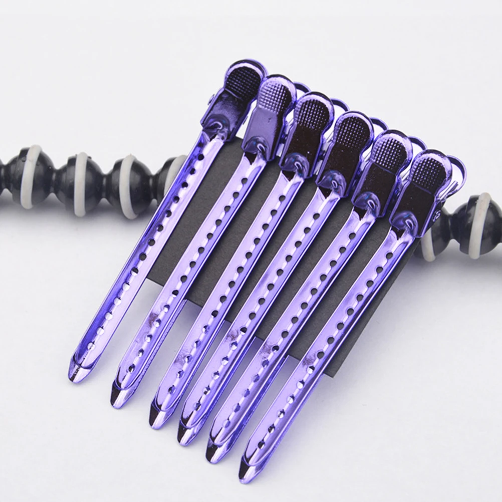 12pcs Hairdressing Clips Colorful Haircut Separate Steel Clips Hairpin Tools for Store (Random Color)
12pcs Hairdressing Clips Colorful Haircut Separate Steel Clips Hairpin Tools for Store (Random Color)