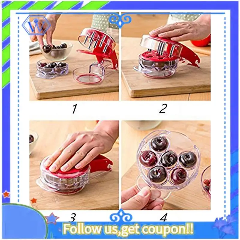 Easy To Use 2Pcs Cherry Stoner Remover, Multi Cherry Pitter Cherry Stone Seed Removal Core Easy Squeeze With Grip 6 Cherries At
Easy To Use 2Pcs Cherry Stoner Remover, Multi Cherry Pitter Cherry Stone Seed Removal Core Easy Squeeze With Grip 6 Cherries At