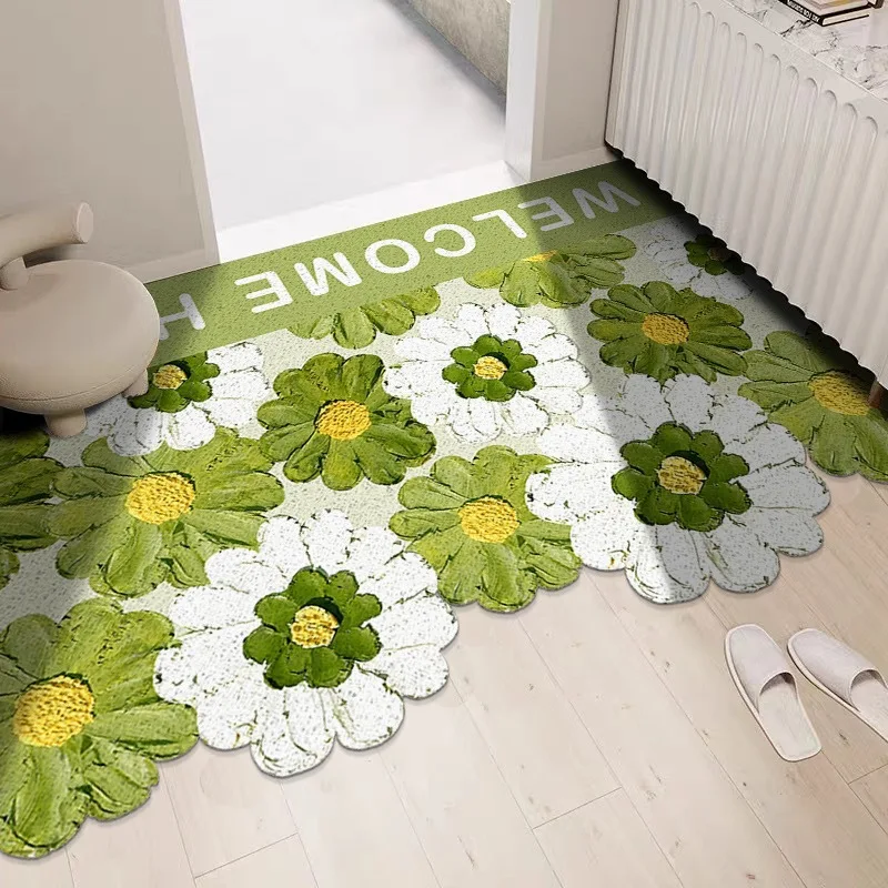 Small fresh ins wind flower householdmat indoor and outdoor non-slip foot mat dirt-resistant silk ring can be cut floor mat
Small fresh ins wind flower householdmat indoor and outdoor non-slip foot mat dirt-resistant silk ring can be cut floor mat