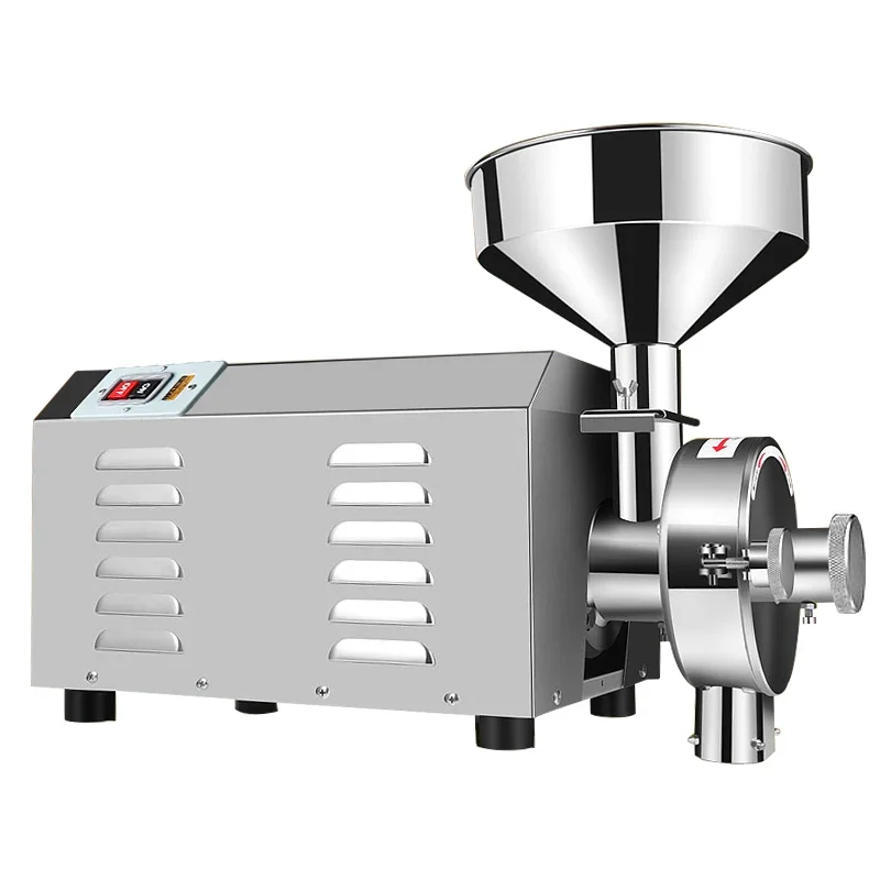 High efficiency commercial Grain Grinder,stainless steelgrinding machine for spices/corn/soybean 20-40KG/h 1420r-min 1800W
High efficiency commercial Grain Grinder,stainless steelgrinding machine for spices/corn/soybean 20-40KG/h 1420r-min 1800W