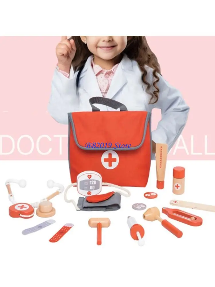Детская деревянная клиническая ролевая игра Q0KB включает аксессуары для стетоскопа и термографа
Детская деревянная клиническая ролевая игра Q0KB включает аксессуары для стетоскопа и термографа
