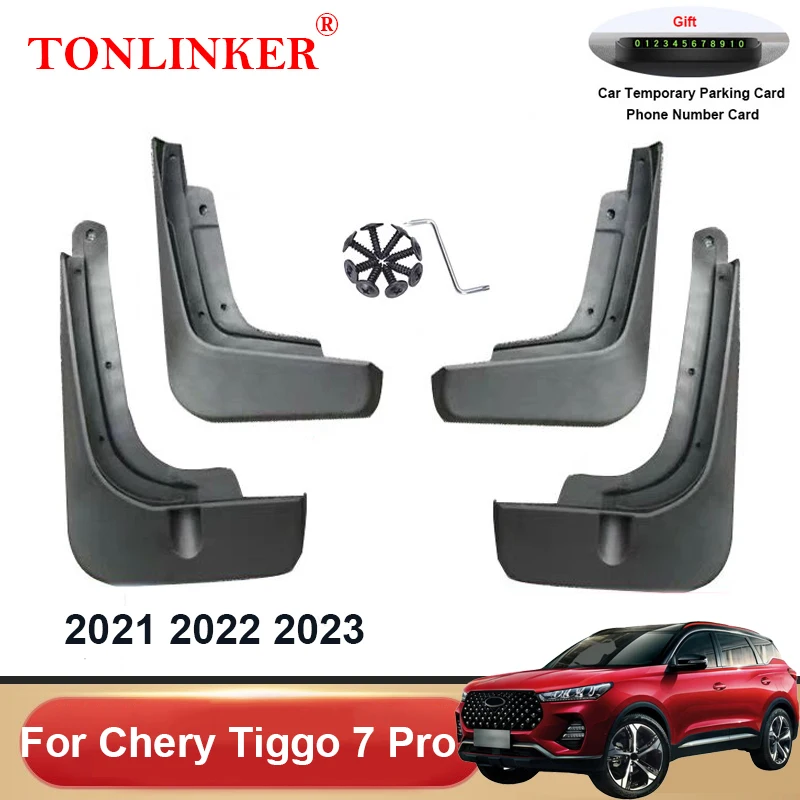 TONLINKER Mudguard For Chery Tiggo 7 Pro 2021 2022 2023 Mudguards Splash Guards Fender Car Mudflaps 4Pcs Car Accessories Goods
TONLINKER Mudguard For Chery Tiggo 7 Pro 2021 2022 2023 Mudguards Splash Guards Fender Car Mudflaps 4Pcs Car Accessories Goods