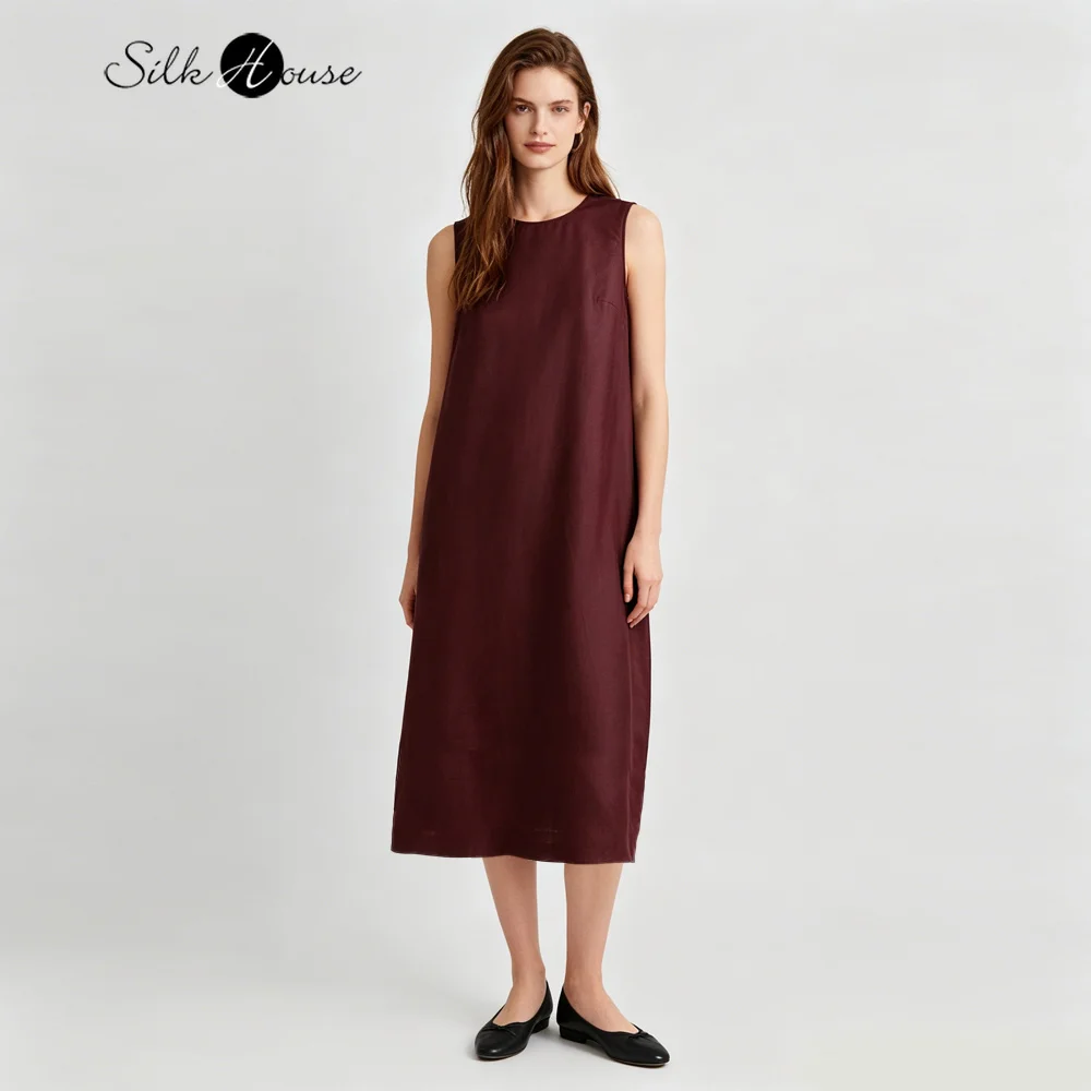 Plus Size 2026 Women's Fashion Summer New 100% Natural Mulberry Silk Fragrant Cloud Yarn Round Neck Sleeveless Tank Top Dress
Plus Size 2026 Women's Fashion Summer New 100% Natural Mulberry Silk Fragrant Cloud Yarn Round Neck Sleeveless Tank Top Dress