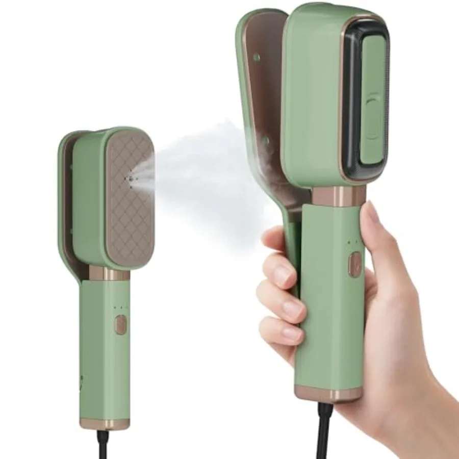 Handheld Press Steamer for Clothes 3-in-1 Mini Travel Press Iron 180° Rotatable 1000W 15s Fast Heat-Up Portable Garment Wrinkle
Handheld Press Steamer for Clothes 3-in-1 Mini Travel Press Iron 180° Rotatable 1000W 15s Fast Heat-Up Portable Garment Wrinkle