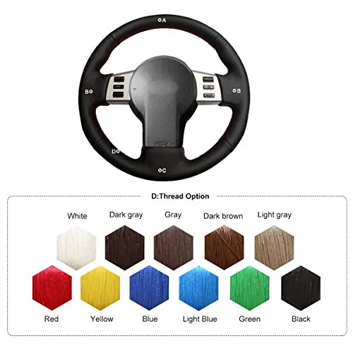 Hand-Stitched Black Faux Leather Steering Wheel Cover Wrap For Infiniti FX35 FX45 2003–2008 And Nissan 350Z 2003–2009
Hand-Stitched Black Faux Leather Steering Wheel Cover Wrap For Infiniti FX35 FX45 2003–2008 And Nissan 350Z 2003–2009