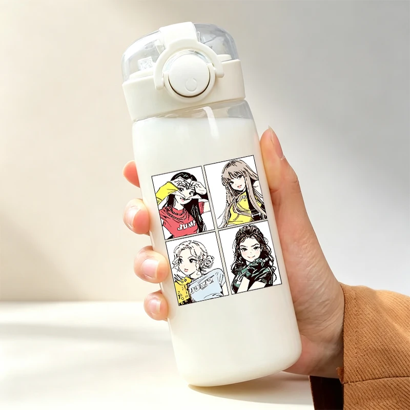BlackPink 400ml Transparent Water Cups for Men Women Kpop BP Cartoon Printed Fashion Water Bottle Students Portable Sports Cup
BlackPink 400ml Transparent Water Cups for Men Women Kpop BP Cartoon Printed Fashion Water Bottle Students Portable Sports Cup