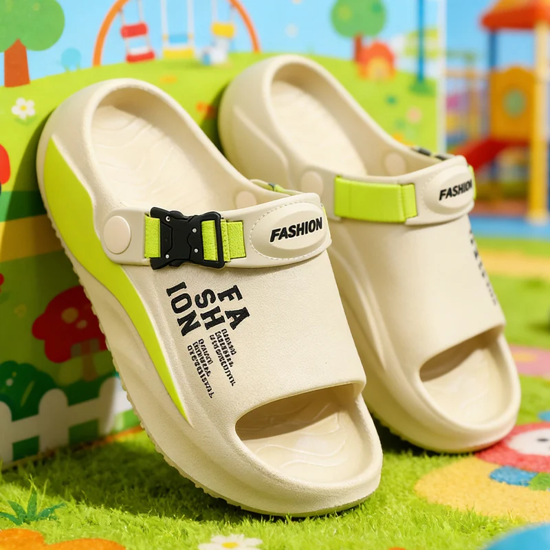 Fashion Children Slippers Slides Summer Boys Sandals Shoes Summer Outdoor Walking Thick Sole Slippers Sports Sandal for Boy
Fashion Children Slippers Slides Summer Boys Sandals Shoes Summer Outdoor Walking Thick Sole Slippers Sports Sandal for Boy