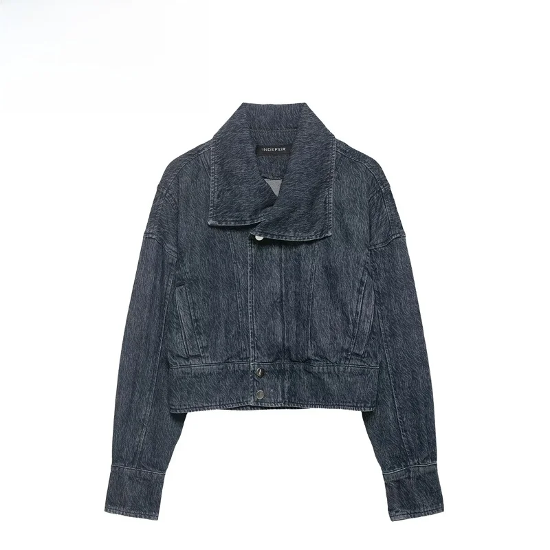 Fashionable Versatile Women's Denim Jacket Short Outerwear Spring 2026 Standard Fit Long Sleeve Polyester Button Closure
Fashionable Versatile Women's Denim Jacket Short Outerwear Spring 2026 Standard Fit Long Sleeve Polyester Button Closure