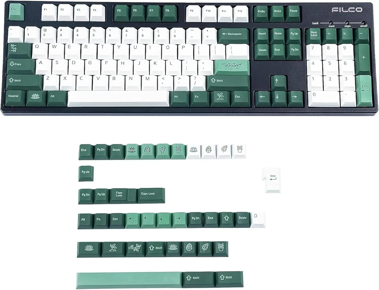144 клавиши Cherry Profile PBT Dye Sub Keycaps для механических клавиатур MX GK61 KBD75 96 GK64 68 (144 клавиши Botanical)
144 клавиши Cherry Profile PBT Dye Sub Keycaps для механических клавиатур MX GK61 KBD75 96 GK64 68 (144 клавиши Botanical)