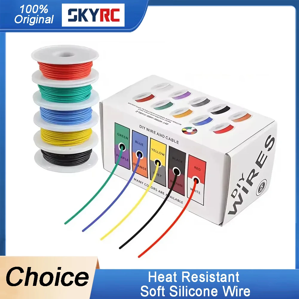 Heat-Resistant Silicone Wire (30-18AWG) - Tinned Copper, Flexible Insulated for FPV RC Racing (Motor/Esc)
Heat-Resistant Silicone Wire (30-18AWG) - Tinned Copper, Flexible Insulated for FPV RC Racing (Motor/Esc)