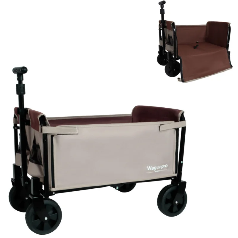 All-in-one Convertible Folding Camping Wagon Cart Easy To Assemble And Suitable For Outdoor Gardens Beige Brown
All-in-one Convertible Folding Camping Wagon Cart Easy To Assemble And Suitable For Outdoor Gardens Beige Brown