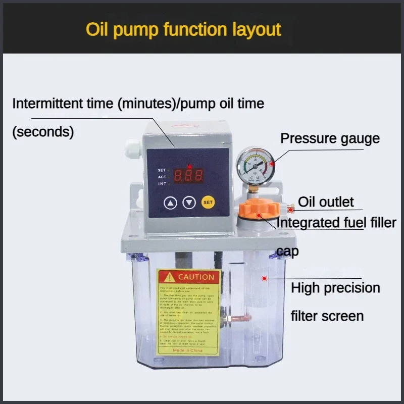 Best Numerical Control Machining Center Machine Tool Lathe Oil Injector 220V 1.5L Automatic Electric Lubricating Oil Pump Gear P
Best Numerical Control Machining Center Machine Tool Lathe Oil Injector 220V 1.5L Automatic Electric Lubricating Oil Pump Gear P