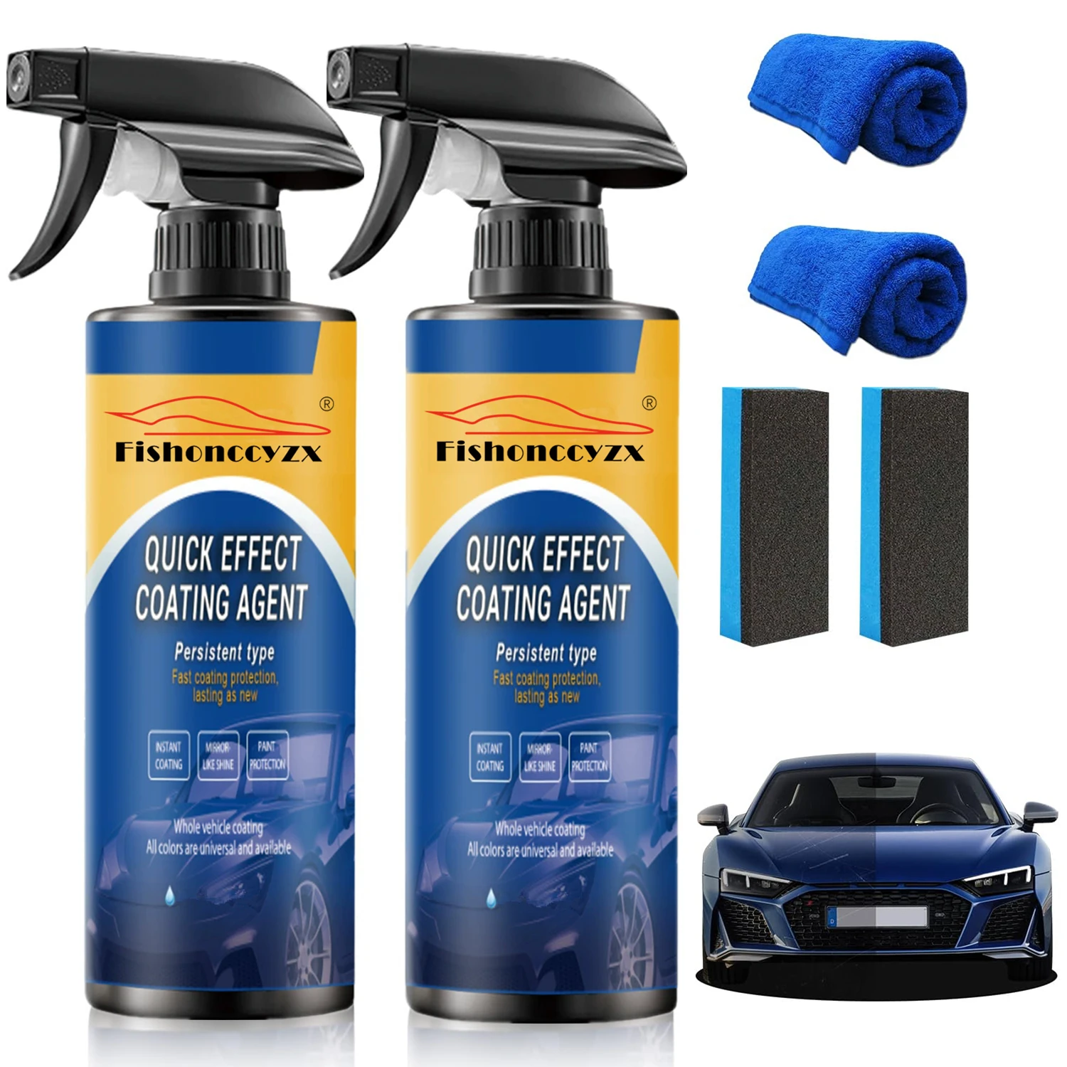 500ML Car Coating Spray Quick Effect Coating Agent Coat Car Wax Car Scratch Wax Coating Spray Oil Film Emulsion Glass Cleaner
500ML Car Coating Spray Quick Effect Coating Agent Coat Car Wax Car Scratch Wax Coating Spray Oil Film Emulsion Glass Cleaner