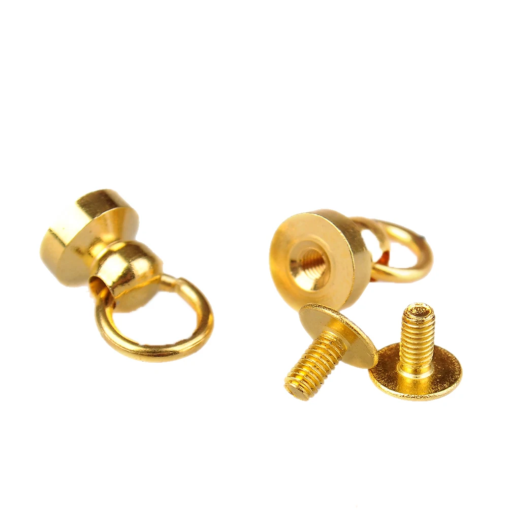 6 Sets Rivets Screw Copper Rivets Fasteners Rivet Studs Fasteners Golden Copper Decorative Supplies
6 Sets Rivets Screw Copper Rivets Fasteners Rivet Studs Fasteners Golden Copper Decorative Supplies