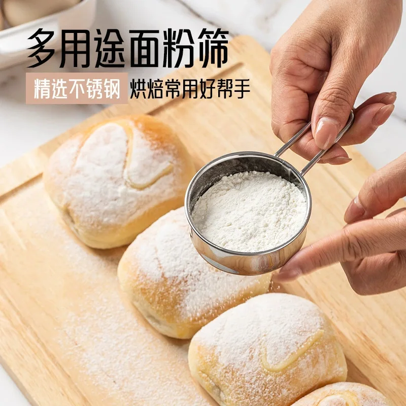 2Pcs Handheld Mini Flour Sieve Strainer 40Mesh Stainless Steel Baking Gadgets Powder Sugar Shaker Fine Mesh Kitchen Tool
2Pcs Handheld Mini Flour Sieve Strainer 40Mesh Stainless Steel Baking Gadgets Powder Sugar Shaker Fine Mesh Kitchen Tool