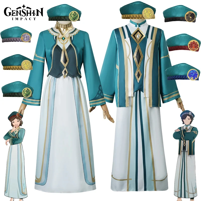 Costume Game Genshin Impact The Akademiya Cosplay Uniform Sumeru Library Halloween Costumes fors,3'f.5;j.8
Costume Game Genshin Impact The Akademiya Cosplay Uniform Sumeru Library Halloween Costumes fors,3'f.5;j.8
