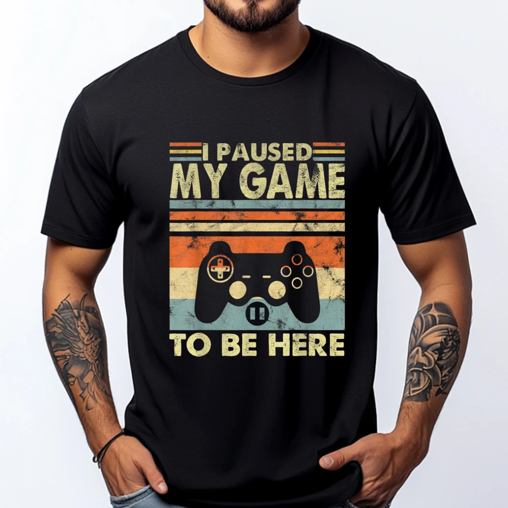 Video Games Gaming Appareli Paused My Game To Be Here Vintage Gamer Graphic Tees Designer Clothes Men
Video Games Gaming Appareli Paused My Game To Be Here Vintage Gamer Graphic Tees Designer Clothes Men
