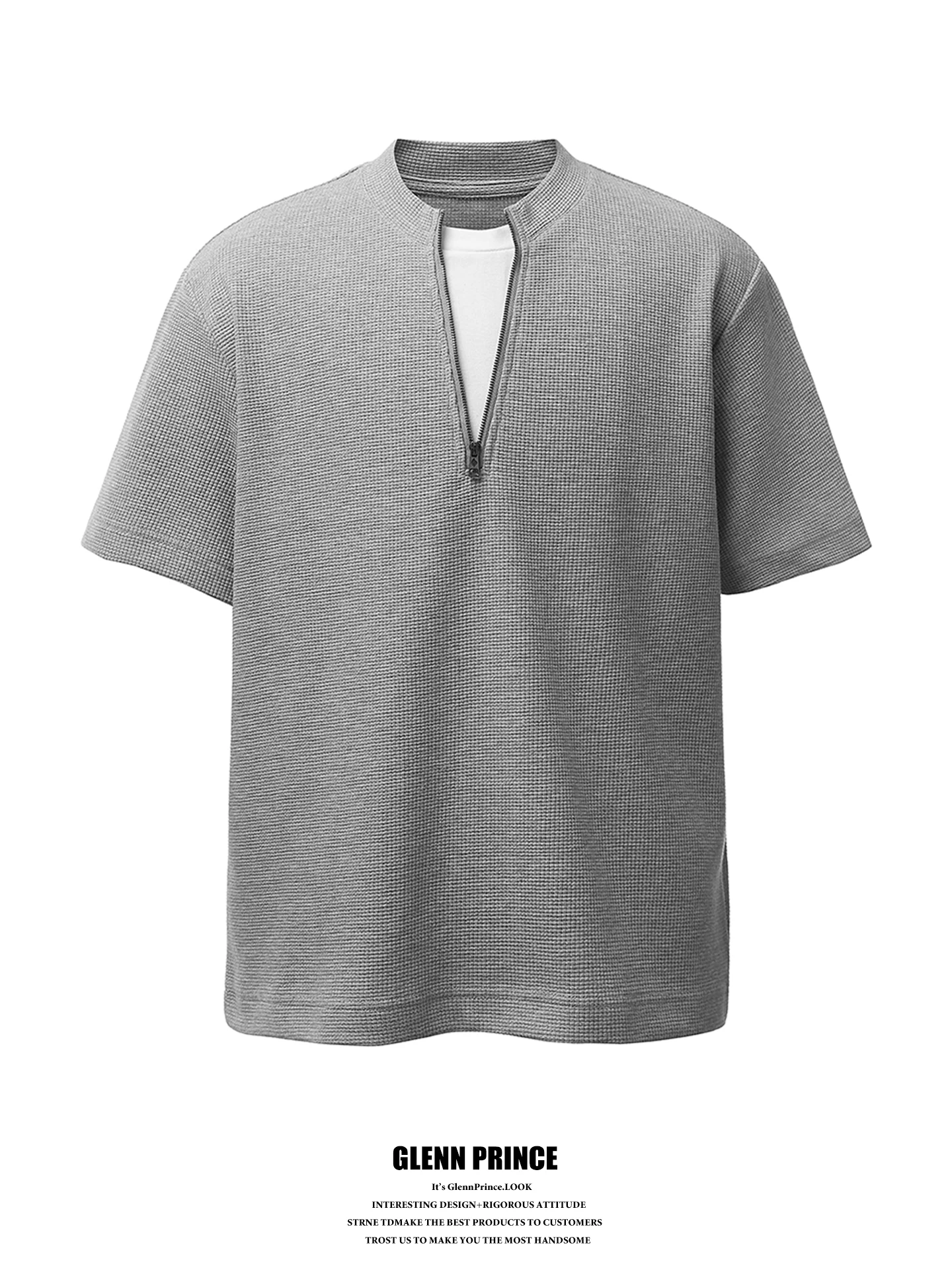 GPstudio Men's Short Sleeve T-Shirt Zipper Design Casual Fashion Summer New Style Half Zipper Cleanfit Breathable Comfortable
GPstudio Men's Short Sleeve T-Shirt Zipper Design Casual Fashion Summer New Style Half Zipper Cleanfit Breathable Comfortable