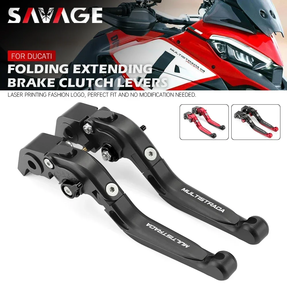 Folding Clutch Brake Levers For DUCATI Multistrada V4/S/Rally V4S 2021-2023 Motorcycle Accessories Adjustable Extendable Handles
Folding Clutch Brake Levers For DUCATI Multistrada V4/S/Rally V4S 2021-2023 Motorcycle Accessories Adjustable Extendable Handles