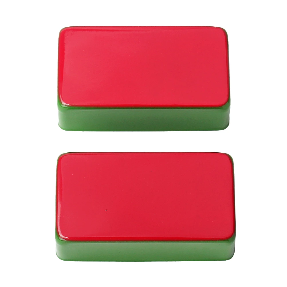 2 Pcs Key Electric Guitar Pickup Cover Pickups Single Coil Spring Red Covers Humbucker
2 Pcs Key Electric Guitar Pickup Cover Pickups Single Coil Spring Red Covers Humbucker