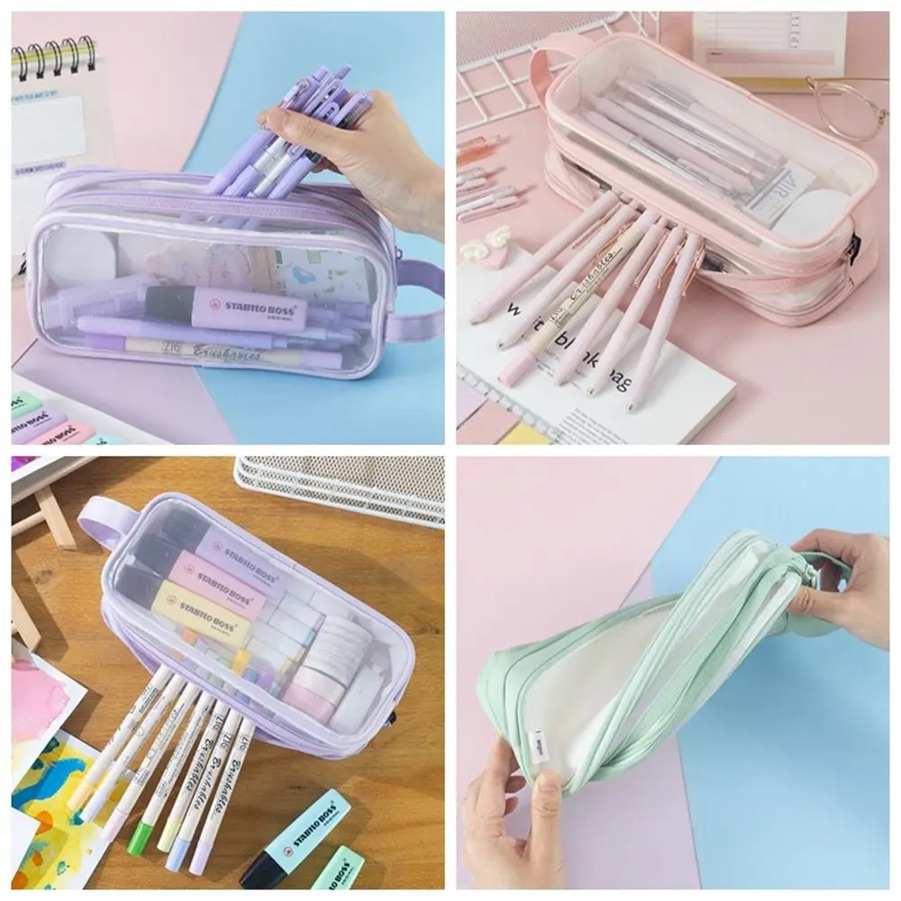 Large Grid Mesh Pencil Case Two Compartment Marker Pouch Stationery Organizer Zipper Closure Multi-Color Pencil Bag Makeup Bag
Large Grid Mesh Pencil Case Two Compartment Marker Pouch Stationery Organizer Zipper Closure Multi-Color Pencil Bag Makeup Bag