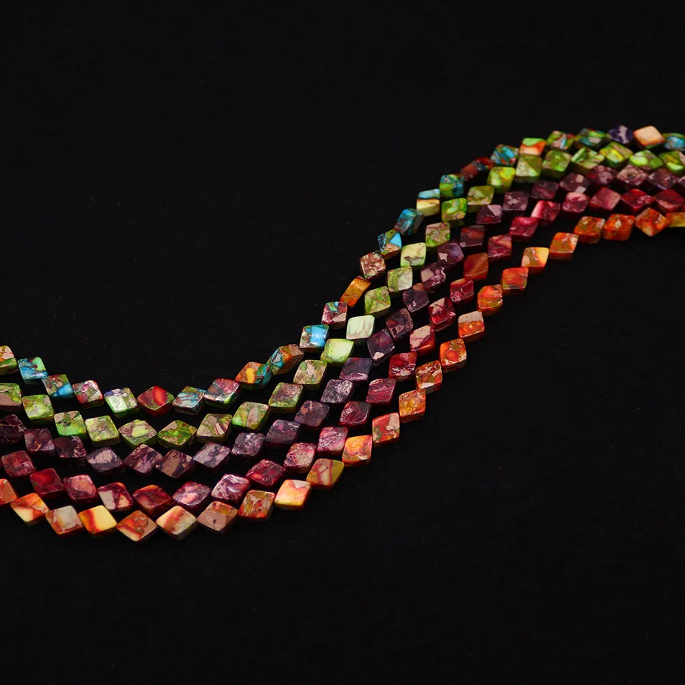 Hot Natural Emperor Stone Geometric Shape Diagonal Perforated Beads Jewelry Making DIY Necklace Bracelet Accessories Gifts
Hot Natural Emperor Stone Geometric Shape Diagonal Perforated Beads Jewelry Making DIY Necklace Bracelet Accessories Gifts