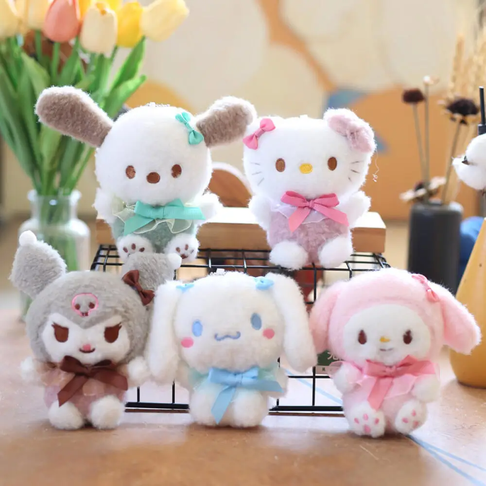 Sanrio Pochacco Hello Kitty Kuromi Cinnamoroll My Melody Plush Keychain Cute Stuffed Doll Kawaii Gift
Sanrio Pochacco Hello Kitty Kuromi Cinnamoroll My Melody Plush Keychain Cute Stuffed Doll Kawaii Gift