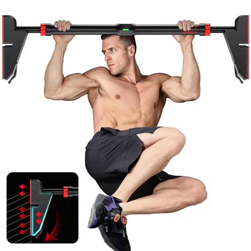 Home Fitness Equipment Horizontal Bar Pull-Ups for Strength Training Door Mounted Pull-Up Bar
Home Fitness Equipment Horizontal Bar Pull-Ups for Strength Training Door Mounted Pull-Up Bar