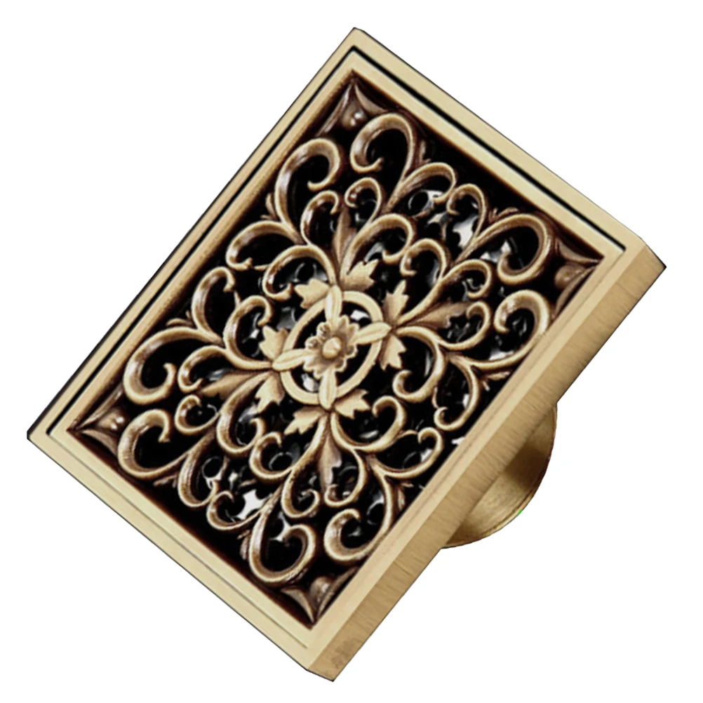 Retro Floor Drain Cover Square Shower Strainer Waste Screen Heavy Duty Filter Brass Durable Sturdy NonDeformable
Retro Floor Drain Cover Square Shower Strainer Waste Screen Heavy Duty Filter Brass Durable Sturdy NonDeformable