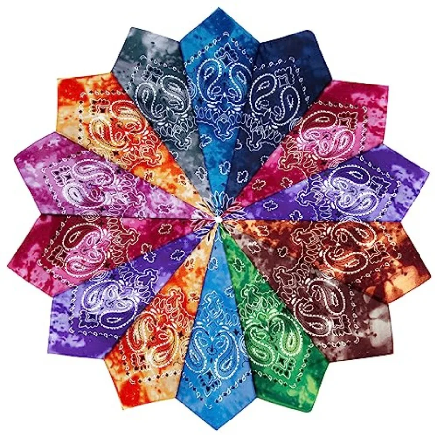 YSense 14 Pcs Bandanas Paisley Unisex Novelty Headband Cowboy Headwraps Scarfs Square Head Bandana for Women Men Boy Girl
YSense 14 Pcs Bandanas Paisley Unisex Novelty Headband Cowboy Headwraps Scarfs Square Head Bandana for Women Men Boy Girl