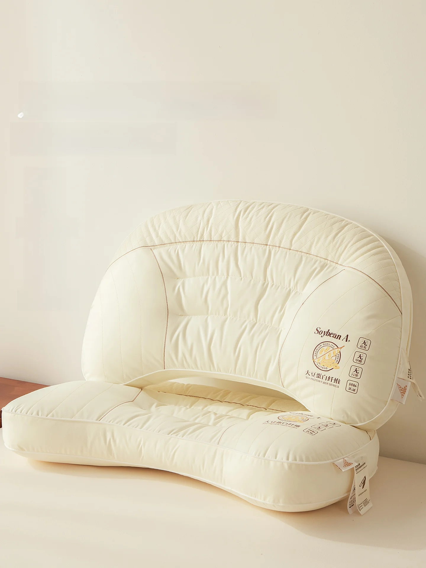 Подушка из чистого хлопка с наполнителем из соевых бобов Moon Dent, для поддержки шеи, для домашнего использования, для одного человека, для детей, студентов, для общежития
Подушка из чистого хлопка с наполнителем из соевых бобов Moon Dent, для поддержки шеи, для домашнего использования, для одного человека, для детей, студентов, для общежития