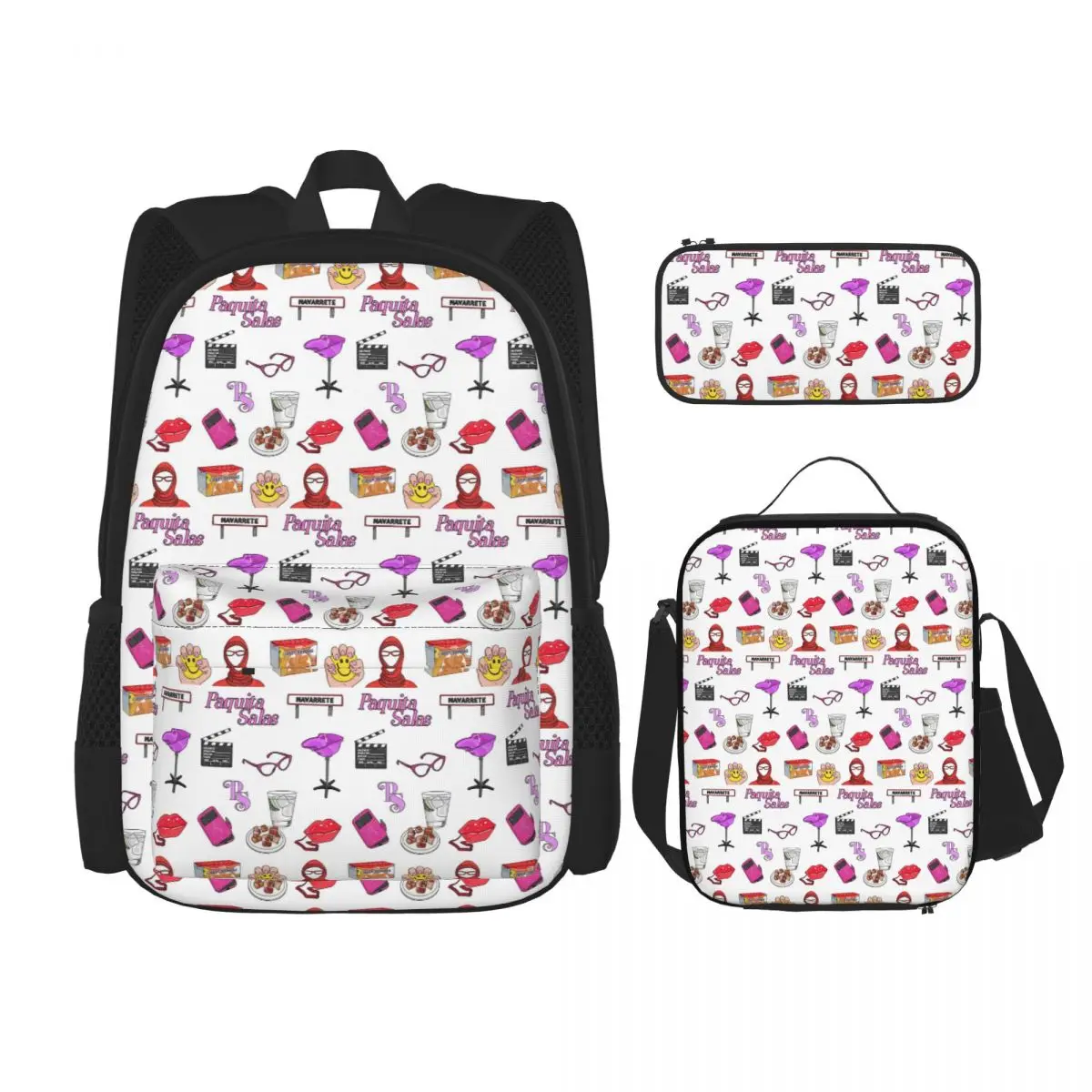Paquita Salas Stuff Backpacks Children Bookbag School Bags Rucksack Lunch Bag Pen Bag Three-Piece Set
Paquita Salas Stuff Backpacks Children Bookbag School Bags Rucksack Lunch Bag Pen Bag Three-Piece Set