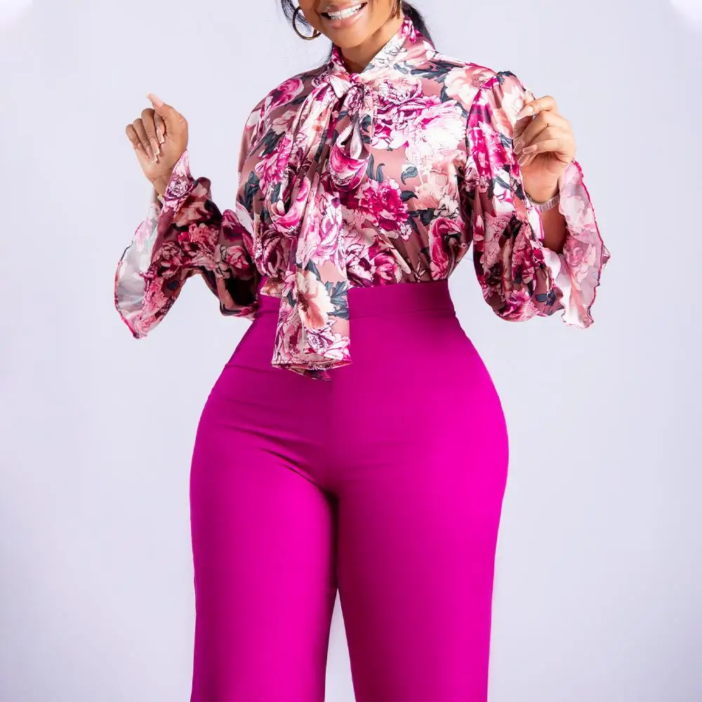 plus Size Printed Long Swedish Shirt Women's Wide Leg Fashion Set Winter Season Plant Floral Patterned Casual Workwear
plus Size Printed Long Swedish Shirt Women's Wide Leg Fashion Set Winter Season Plant Floral Patterned Casual Workwear
