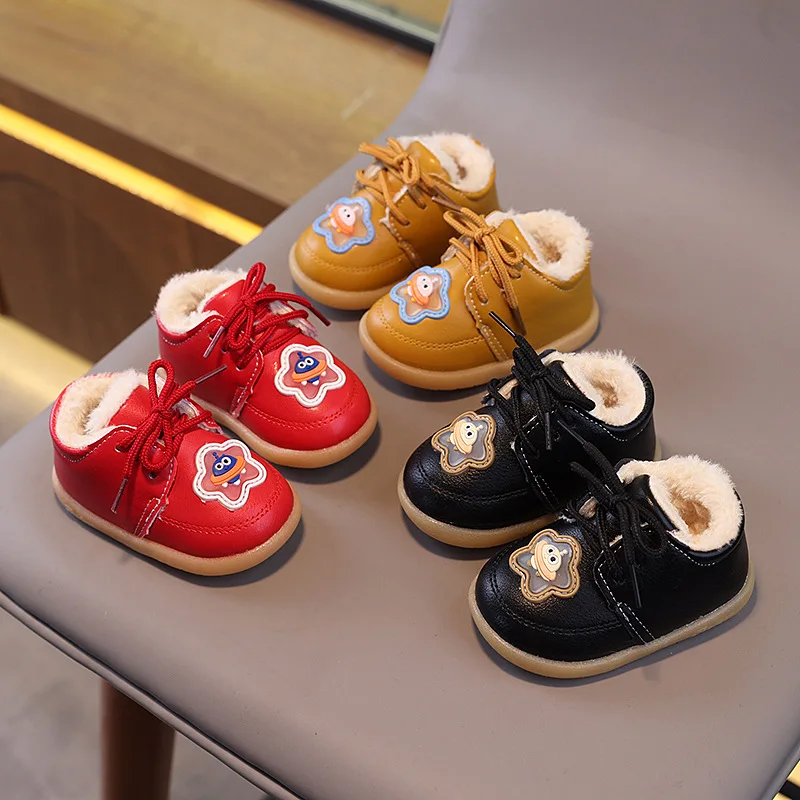 Winter Walkers New Warm Velvet Baby Girl Shoes Trendy Cute Cartoon Casual Boy Shoe Flat Soft Versatile Comfort Baby Shoe 유아 겨울신발
Winter Walkers New Warm Velvet Baby Girl Shoes Trendy Cute Cartoon Casual Boy Shoe Flat Soft Versatile Comfort Baby Shoe 유아 겨울신발