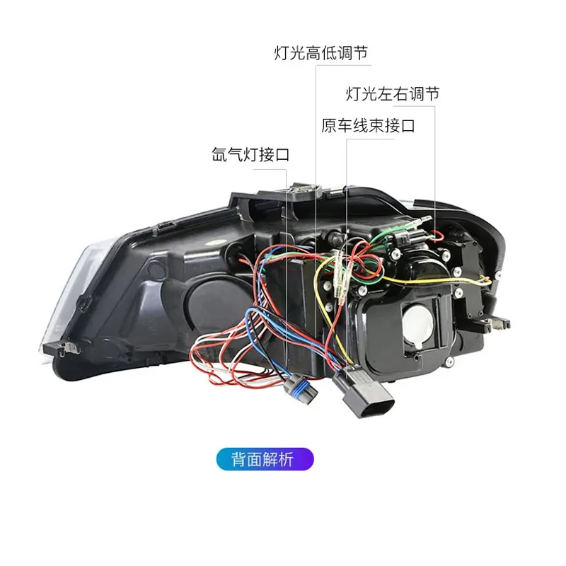 Car LED Headlight For Audi A3 8L 8P 8V 8Y 2008-2012 Assembly Modification LED Light Guide Daytime Running Light Dual Lens Xenon
Car LED Headlight For Audi A3 8L 8P 8V 8Y 2008-2012 Assembly Modification LED Light Guide Daytime Running Light Dual Lens Xenon