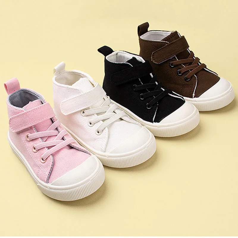 High Top Children Canvas Shoes for Boy and Girl Anti-kick Baby Casual Shoes Solid Color Soft Soles White Kids Sneakers CSH1657
High Top Children Canvas Shoes for Boy and Girl Anti-kick Baby Casual Shoes Solid Color Soft Soles White Kids Sneakers CSH1657