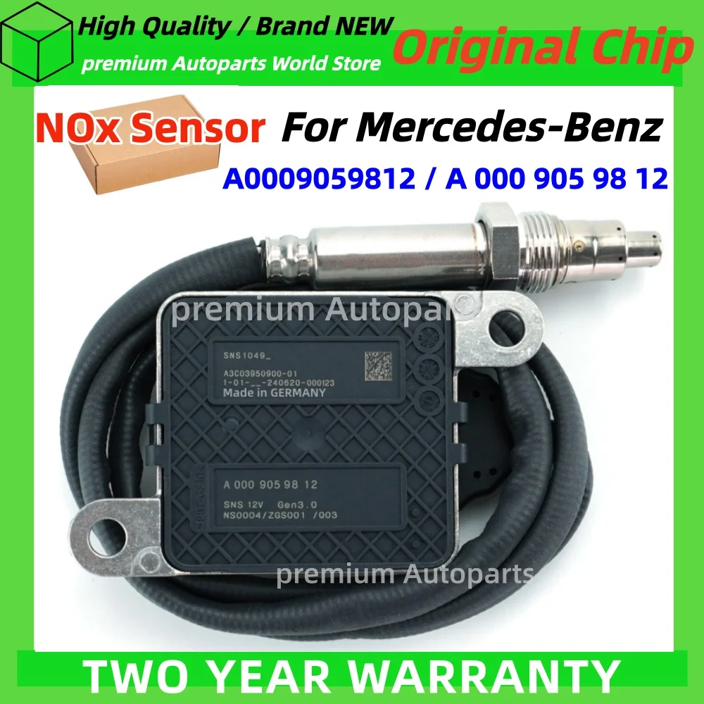 High quality New A0009059812 0009059812 SNS1049 Nitrogen Oxide Sensor For Mercedes-Benz Sprinter B907 B910 2.0 2.2 3.0 CDI
High quality New A0009059812 0009059812 SNS1049 Nitrogen Oxide Sensor For Mercedes-Benz Sprinter B907 B910 2.0 2.2 3.0 CDI