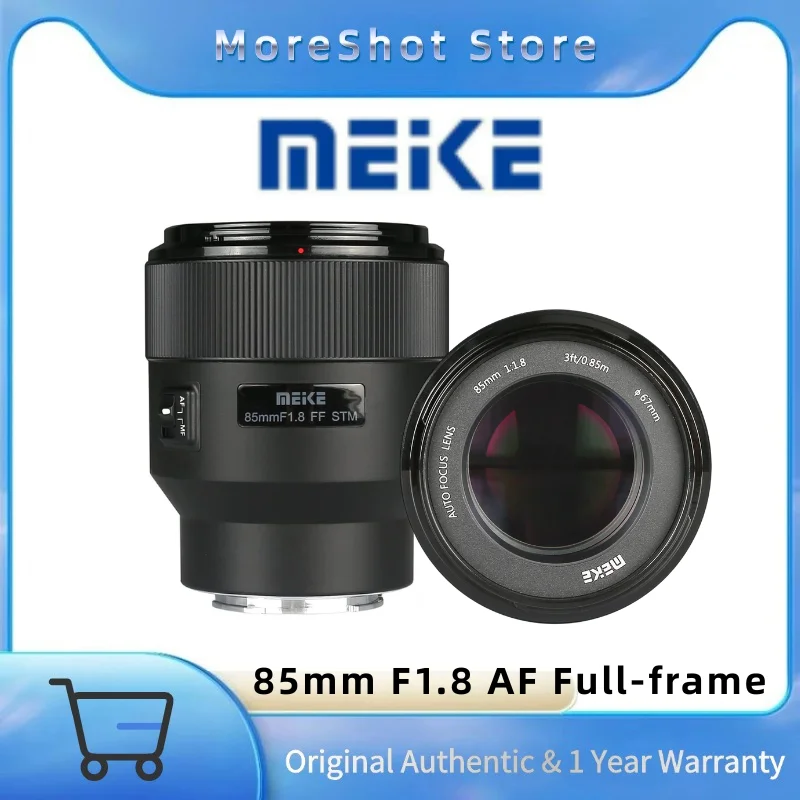 Meike 85mm F1.8 Full Frame STM Auto Focus f/1.8 Large Aperture Lens for Sony E Fuji X Fuji FX Nikon Z 
Meike 85mm F1.8 Full Frame STM Auto Focus f/1.8 Large Aperture Lens for Sony E Fuji X Fuji FX Nikon Z