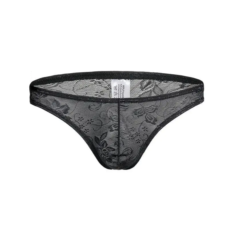 Men's Sexy Lace Thong Gays Erotic Low Waist U Bulge See-Through Floral Lace T-back G-string Breathable Contoured Pouch Underwear
Men's Sexy Lace Thong Gays Erotic Low Waist U Bulge See-Through Floral Lace T-back G-string Breathable Contoured Pouch Underwear