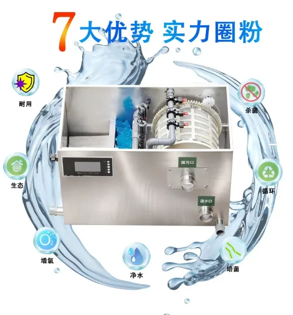 GLQ6.3 stainless steel fish pond filter tank water circulation system household outdoor courtyard koi small micro filter
GLQ6.3 stainless steel fish pond filter tank water circulation system household outdoor courtyard koi small micro filter