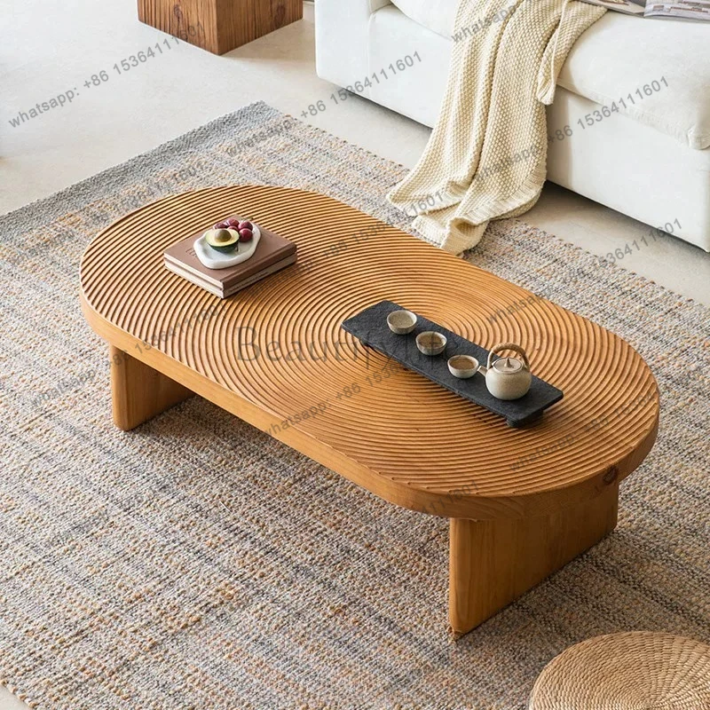 Wabi Sandy Wind Solid Wood Coffee Table Living Room Table Minimalist Personality Simple Japanese Log
Wabi Sandy Wind Solid Wood Coffee Table Living Room Table Minimalist Personality Simple Japanese Log