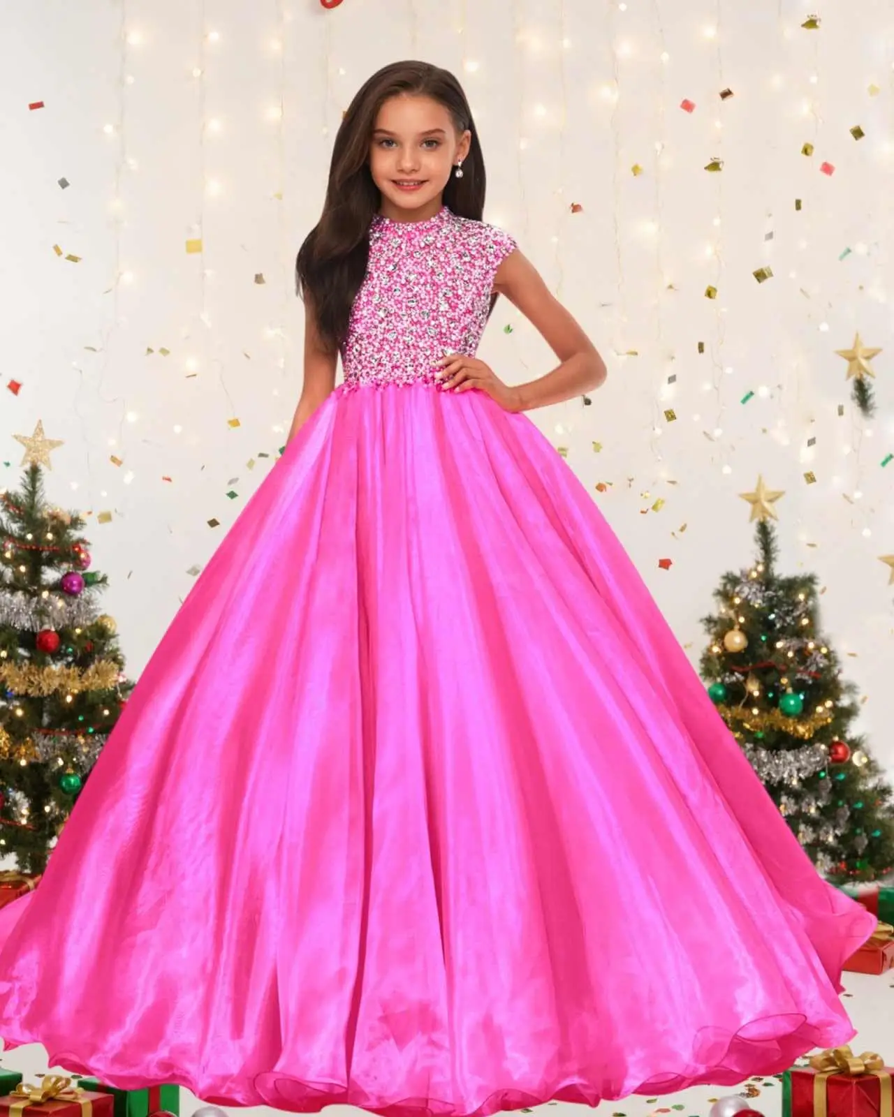 Snvdzo Customized Flower Girl Dress For Wedding Sparkly Beading Luxury Princess Evening Pageant Birthday Party Banquet Gown 2026
Snvdzo Customized Flower Girl Dress For Wedding Sparkly Beading Luxury Princess Evening Pageant Birthday Party Banquet Gown 2026