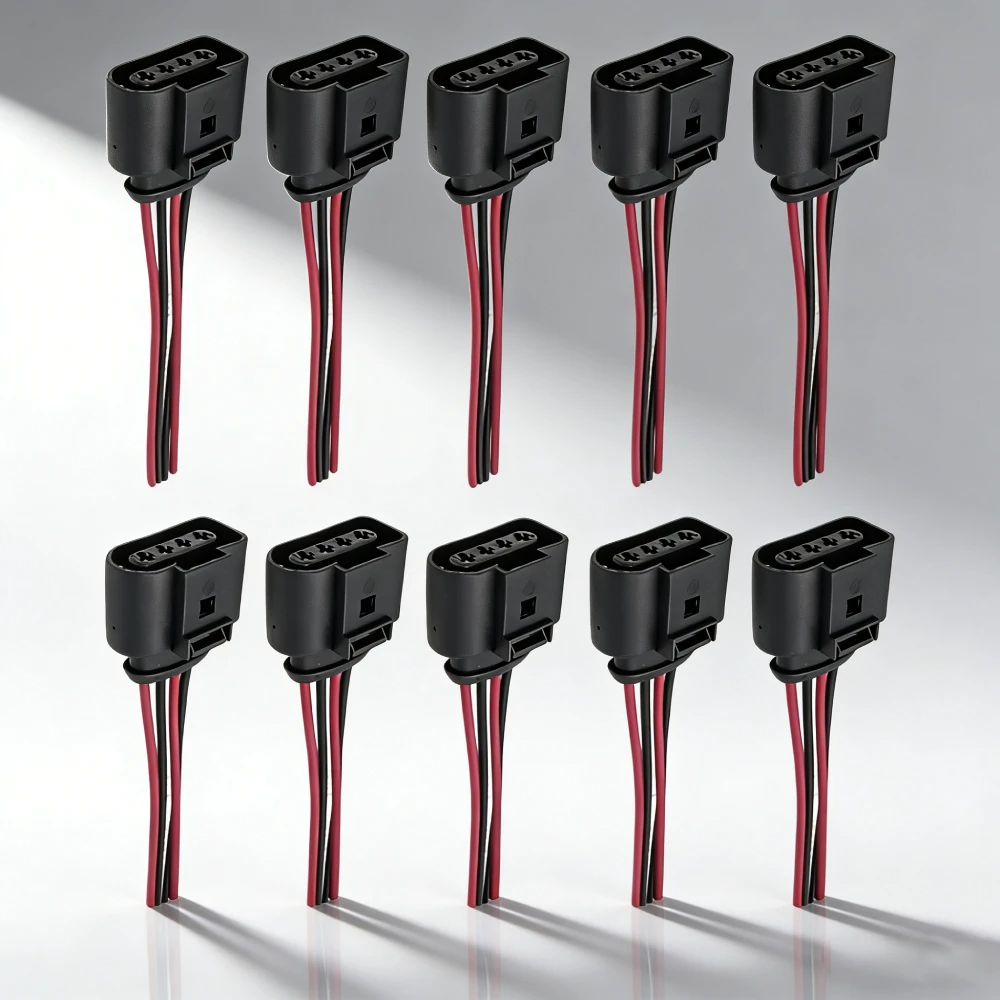 10Pcs 4Pin Ignition Coil Connector Plug Wire Harness For VW Jetta Golf Passat Tiguan CC Audi A3/4/5/6/7/8 TT Q3/5 R8 1J0973724
10Pcs 4Pin Ignition Coil Connector Plug Wire Harness For VW Jetta Golf Passat Tiguan CC Audi A3/4/5/6/7/8 TT Q3/5 R8 1J0973724