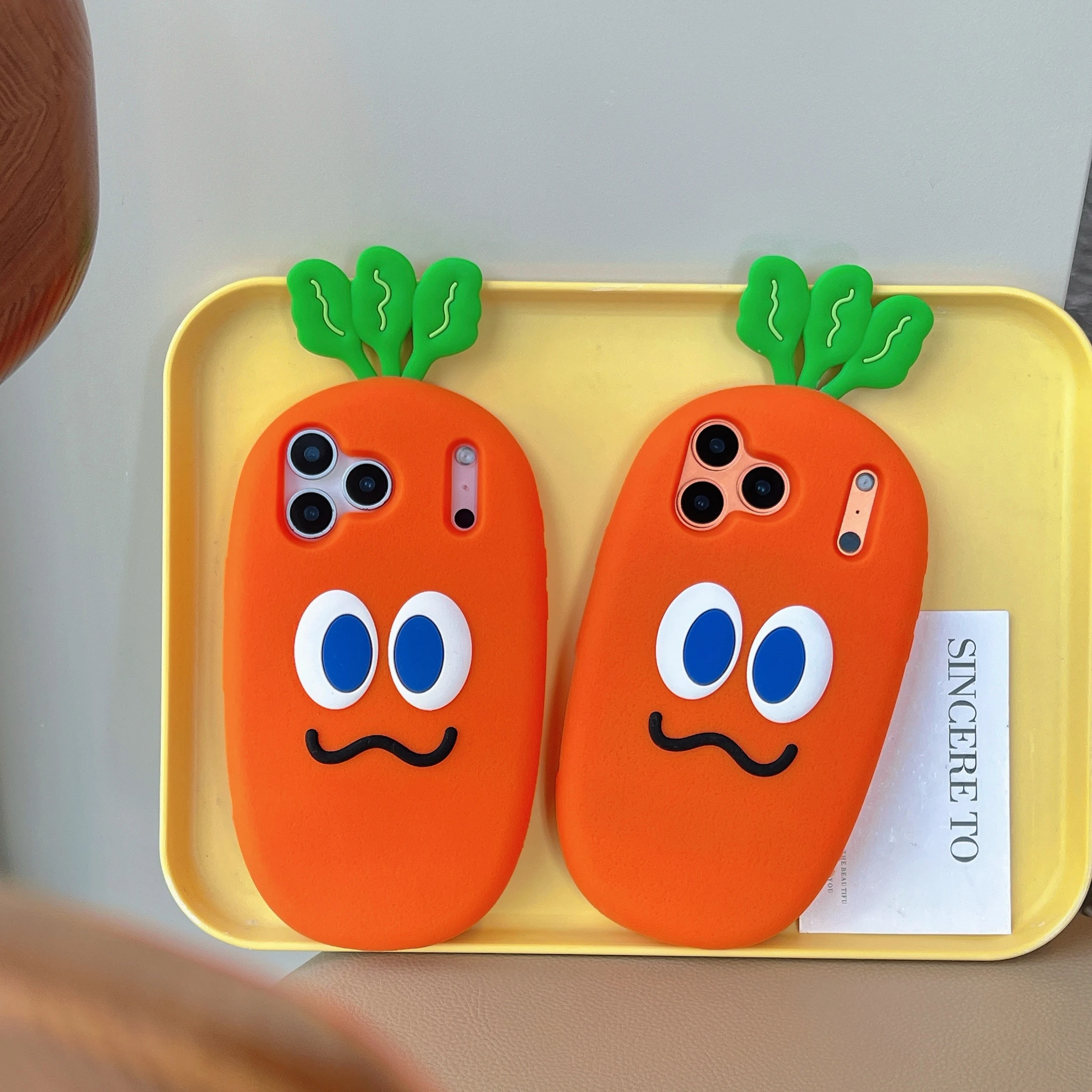 3D Cute Cartoon Emoji Carrot Soft Silicone Phone Case,Protective Shell For iPhone 12 13, 14, 15, 16, 17Pro, 17 Promax Back Cover
3D Cute Cartoon Emoji Carrot Soft Silicone Phone Case,Protective Shell For iPhone 12 13, 14, 15, 16, 17Pro, 17 Promax Back Cover