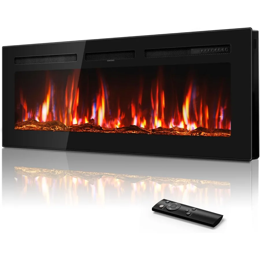 50 ультратонких электрических каминов, встраиваемых и настенных, с дистанционным управлением, 12, регулируемый цветной каминный обогреватель, 60-99F Ther
50 ультратонких электрических каминов, встраиваемых и настенных, с дистанционным управлением, 12, регулируемый цветной каминный обогреватель, 60-99F Ther