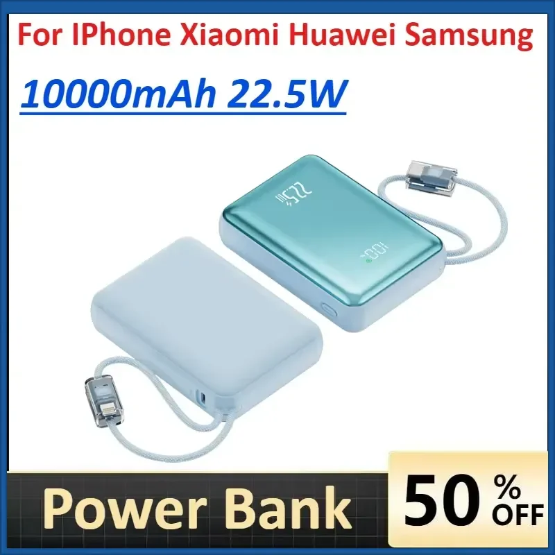 PowerBank 10000mAh Portable Charger Mobile External Battery Fast Charging for IPhone Xiaomi Huawei Samsung Power Banks
PowerBank 10000mAh Portable Charger Mobile External Battery Fast Charging for IPhone Xiaomi Huawei Samsung Power Banks